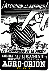 1950_Anuncio Agro-Orion, DDT contra escarabajo patata